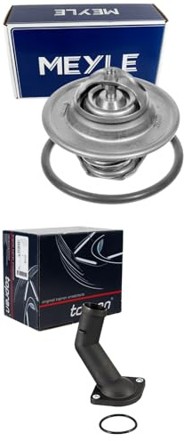 Meyle Thermostat + Kühlmittelflansch | 028 287 0009 + 108 189 passend für 1.6 1.8 2.0 Golf 4 5