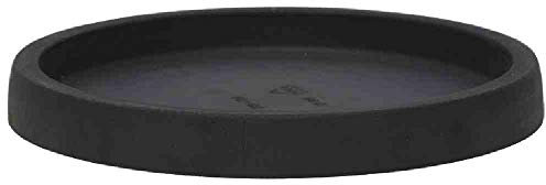 Floralo Untersetzer Terni frostsicher, rund, schwarz / granit, 56 cm