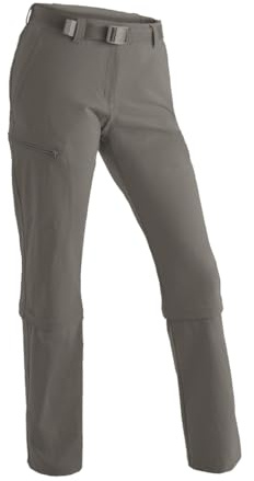 maier sports Arolla, Women's Hiking Trousers, Water-Repellent Trousers | For trekking and hiking, Dryprotec for quick drying, 2-in-1 zip-off design, Perfect for year-round wear