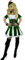 Yummy Bee - Robin Hood Women's Costume - Peter Pan Adult Deluxe Green Velvet Medieval Costume - Plus Size Fancy Dress (14-16)