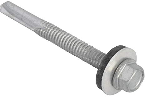 TechFast Heavy Duty Sheet to Steel Roofing Screws | 5.5 x 51mm | Elementech | Bag 100