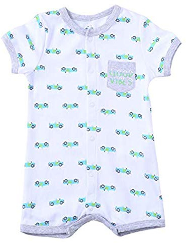 Asher and Olivia Baby Boy Romper Overall Sleep n Play Jumper Newborn Infant Clothes 3-6 Month