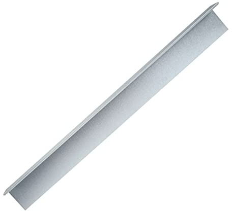Rasenkante breit Galvalume AZ Beetkante 1 Stück Metall 100x4 cm 14 cm | Mähkante, Beeteinfassung, befahrbar für Rasenmäher, Verschiedene Mengen, Erdanker & Ecken verfügbar