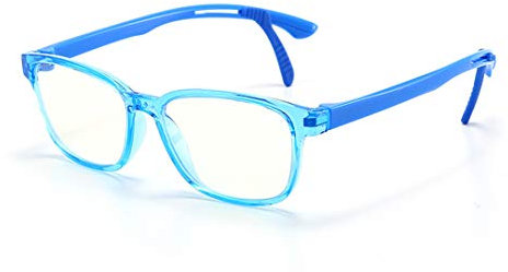 Tofox Occhiali per computer bambini per il blocco della cefalea UV bambini neutri Silicone Anti blu per bambini Occhiali per computer