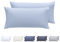 Todocama 2 Kissenbezüge, extra weiche Mikrofaser, hypoallergen, Set von 2-75 x 40 cm, Hellblau