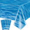 4er-Pack Ozeanwellen-Tischdecken – Wiederverwendbare Ozean-Wassertischabdeckung für Ozean unter dem Meer, Strand, Pool, Meerjungfrau, Hai, Geburtstagsparty, Dekorationszubehör, 137 x 274 cm