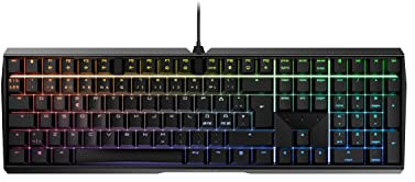 CHERRY MX BOARD 3.0 S, Mechanical Gaming Keyboard with Cable, Pan-Nordic Layout (QWERTY), Robust Aluminium Housing, RGB Lighting, MX BROWN Switches, Black