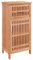 vidaXL Badschrank, Badezimmerschrank mit 2 Fächern 1 Schublade, Toilettenschrank Schrank mit Tür, Lagerschrank Badmöbel, Massivholz Nussbaum
