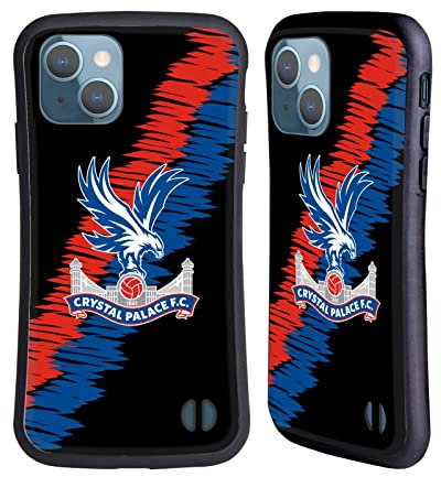 Head Case Designs Officially Licensed Crystal Palace FC Third 2022/23 Crest Kit Hybrid Case Compatible With Apple iPhone 13