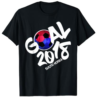 Südkoreanisches Fußballtor 2018 Fantrikot Südkorea Trikot T-Shirt