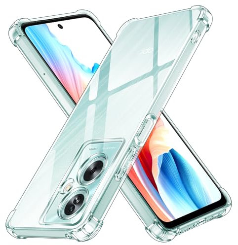 ivoler Funda para OPPO A79 5G, Carcasa Protectora Antigolpes Transparente con Cojín Esquina Parachoques, Suave TPU Silicona Caso Delgada Anti-Choques Case