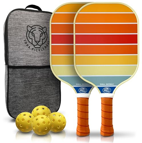 Juego de 2 palas de pickleball
