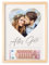 DEL MÀ Unique & Personal Eure erste Million Hochzeitsgeschenk personalisiertes Geldgeschenk zur Hochzeit mit Foto Geld Verpackung (DIN A3 | mit oder ohne Bilderrahmen)