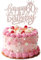Prasacco Happy 60th Birthday Cake Topper Roségold Glitzer - Tortendeko für 60. Geburtstag Party - Kuchen Deko für 60 Jahre Alte Männer und Frauen (1 Stück)