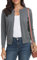 BERESIA Cardigan Donna Maglia con Bottoni Golfino Girocollo Manica Lunga Giacca Cappotto Elegante, Grigio Scuro XXL