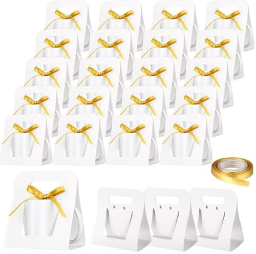 Motipuns 24 Stück Tassen-Boxen für Geschenke, 325 ml, Kaffeetassen-Geschenkboxen mit 1 Rolle Band, Sublimations-Tasse, Geschenktüten, Geschenkverpackung, Box für Sublimation, Kaffeetassen, Rohlinge,