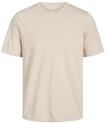 JACK & JONES Male T-Shirt Einfarbig Rundhals T-Shirt