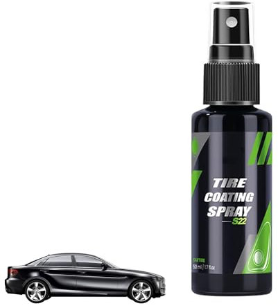 Spray para brillo de neumáticos, abrillantador para neumáticos | Limpiador de neumáticos de coche - Limpiador de neumáticos para automóviles, spray para revestimiento de neumáticos, agente de revestim