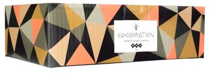 Cocobration Shisha Grill Kohle Öko Kokosnuss Naturkohle - 27 mm natürliche Shishakohle aus Kokosnussschalen, ohne Zusatzstoffe und wenig Aschebildung (20 KG)