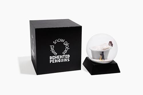 Bad Kitty Schneekugel - Weird Gift Katze Schneekugel Badewanne Toaster Gag Geschenk Neuheit Geschenke - Handgemachtes, ausgefallenes Geschenk Schneekugel