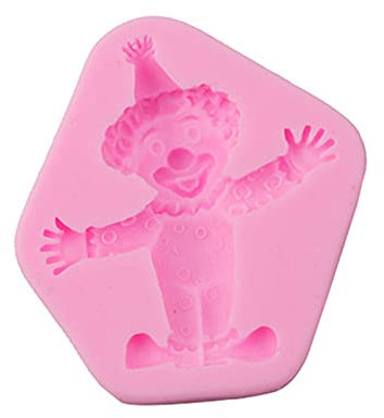 Funny Clown Silikonform Fondant Form Kuchen Lieferungen Gebäckbackwerkzeuge Harzornamente Handgefertigtes Soap Form