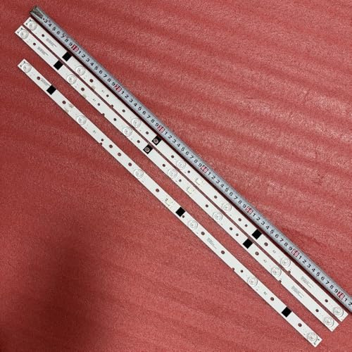 WHARGTSL Striscia LED adatta per AKAI AKTV 401 403 4021 408 LE-39FD D39-F2000 LC390TA 2A 01 JS-D-JP3920-061EC 071EC E39F2000 MD390012 (3 pezzi set 1 TV)