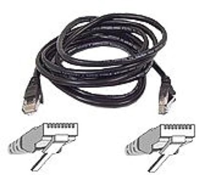 Belkin Cat5e 6 ft – 1 x RJ-45; 1 x RJ-45 Red Cable (1,8 m, Negro 1,8 m, Negro, 1 x RJ-45; 1 x RJ-45, Negro, 1,8 m, RJ-45, RJ 45, Negro)