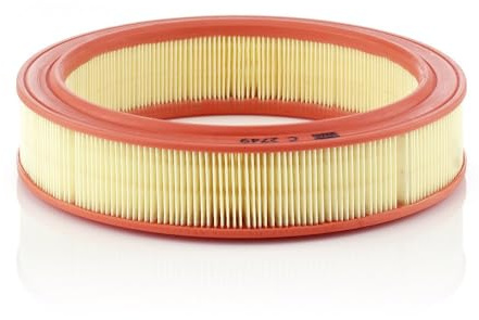 MANN-FILTER C 2749 Luftfilter - für Pkw + Transporter | Für PKW, Saubere Luftzufuhr, Langlebiges Filtermedium, Passgenaues Design, Echte OE-Technologie