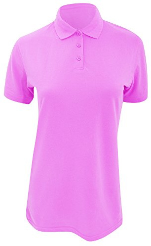 Kustom Kit Ladies Klassic Superwash Short Sleeve Polo Shirt (12) (Pink)