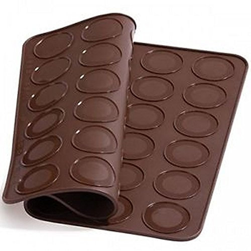 Pavonidea FRFMACMRAS Tappetino in Silicone per Realizzare Macaron, Dimensioni da 380x300x1,5 mm