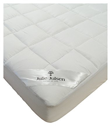 Julie Julsen® Unterbett Matratzen-Schoner in verschiedenen Größen, Soft-Topper, Microfaser-Polyester-Matratzen-Auflage auch für Boxspring- und Wasserbetten geeignet 160x200 cm