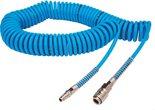Tubo ad aria compressa in poliuretano, 12 x 8 mm, tubo a spirale compressore, attacco rapido pneumatico