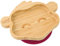 bamboo bamboo Baby Teller Kinderteller, Kindergeschirr mit Saugnapf, Sugnapf Teller Baby ab 6 Monaten (Affe, Kirsche)