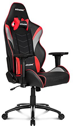 AKRacing LX Plus Siège de Jeu sur PC Siège capitonné Noir, Rouge