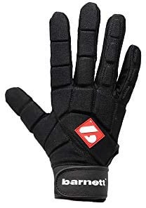 BARNETT FRG-03 Schwarz professionell Receiver Fußball Handschuhe, RE, DB, RB (S)