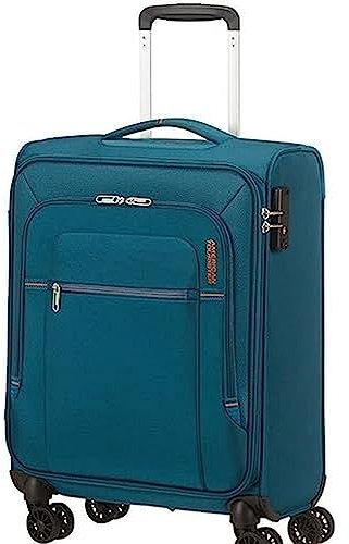 American Tourister Crosstrack - Spinner S, 55 cm, 40 L, Navy, Orange (Navy, Orange)