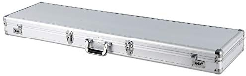 GOPLUS Mallette pour Fusil, Etui pour Arme Longue en Aluminium, Valise à Fusil avec 2 Serrures à Combinaison, Boîte Etanche de Protection pour Rangement, Transport Pratique, 134 x 35 x 12CM