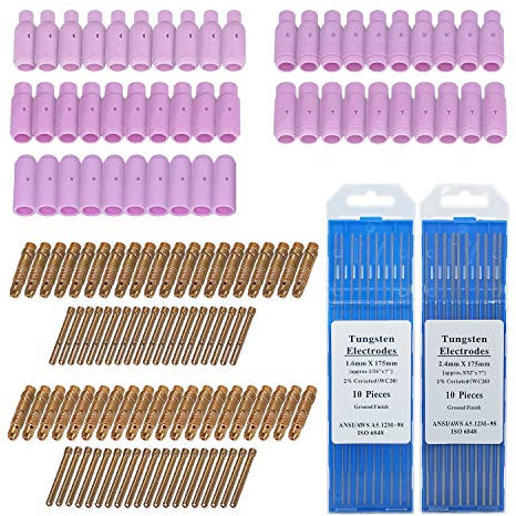VECTOR WELDING WIG Verschleißteile-Ersatzteil Set, 150 Teile