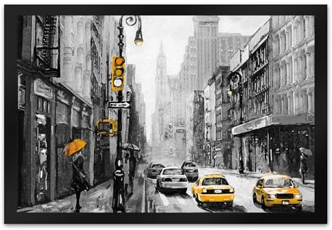 trendaffe New York City Taxi Fußmatte XL