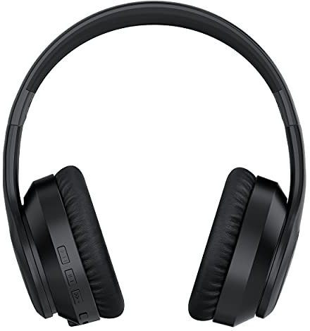 Saramonic SR-BH600 NoiseWall Cuffie Bluetooth con cancellazione attiva del rumore wireless, bassi di alta qualità per PC Smartphone Computer