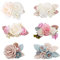 BFNAAgirl de pinzas para el pelo con diseño de flores para bebé, accesorios exquisitos para el cabello, pinzas de cocodrilo para bebés, adolescentes, niños, regalo de 6 unidades