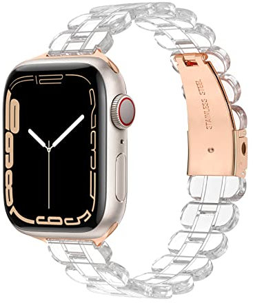 Sour Lemon Compatibile con cinturino in resina Apple Watch 38 mm 40 mm 41 mm,7.87, Senza pietre preziose