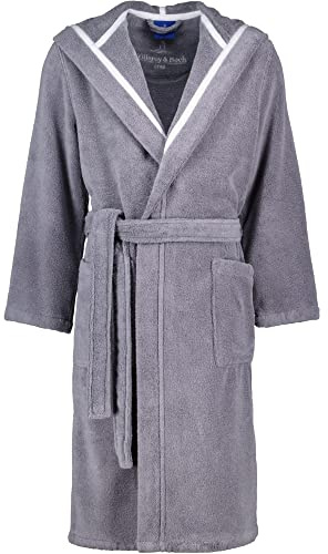 Villeroy & Boch Bademäntel Herren Kapuze 2523 shadow-grey - 77 XL