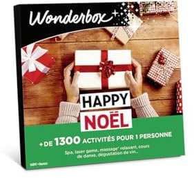 Wonderbox - Happy Noël - Coffret Cadeau - Idée Cadeau Multi Activités