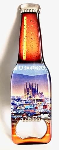 Barcelona España Abrebotellas Souvenir Nevera Imán Abrebotellas Decoración Regalo de viaje