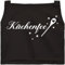 SpecialMe® Kochschürze Damen Küchenschürze für Frauen Aufdruck Bedruckt Küchenfee Backschürze Baumwolle schwarz unisize