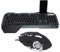 Dpofirs Kit de Teclado y Mouse Mecánico Alámbro,Teclado de Tapa de Dos Colores,6 Teclas Ratón con Cable,3200 dpi Junto de Teclado Cablado y Mouse Impermeable,Kit de Teclado y Mouse