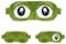 ACWOO Augenmaske, 3D Süße Tiere Schlafmaske Augenbinde, Flusen Karikatur Frosch Schlafen Lustige Neuheit Augenabdeckung, schlafmaske kinder, Schlafmaske lustige geschenke, sleeping mask, Grün