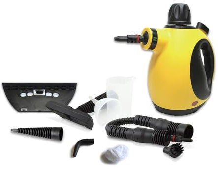 Limpiador a vapor de mano, Desinfeccion Portátil, Limpiador en Seco, Limpieza de alfombras y tapiceria