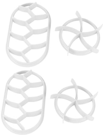 TOPBATHY 4 Piezas 1 Molde Prensa para Hornear Kitchen Gadgets panelas cozinha Impresiones Cookies Molde extrusión Pan Sellos panificadora Molde pastelería Molde Torta Oval